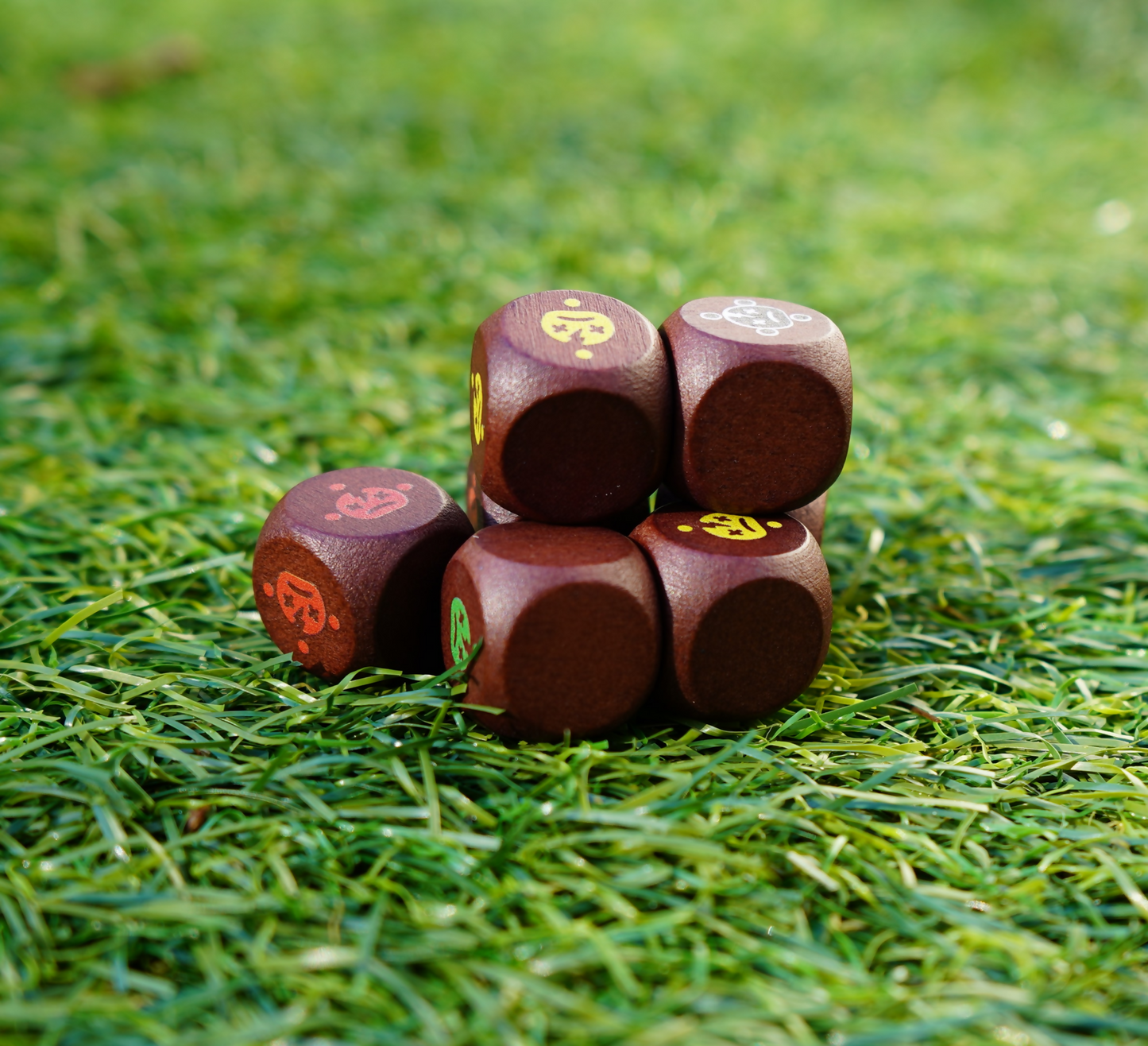 Additional Set of Dark Stain Dice